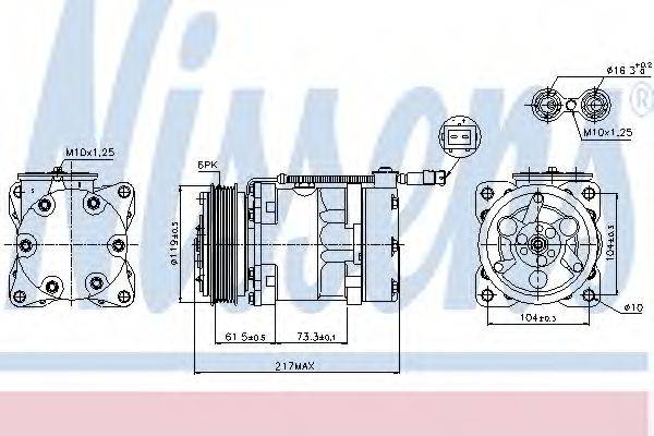 DELPHI 100519 Компресор, кондиціонер