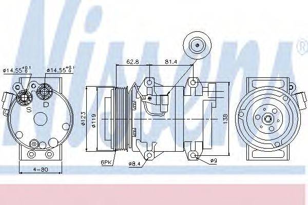 DELPHI 100318 Компресор, кондиціонер