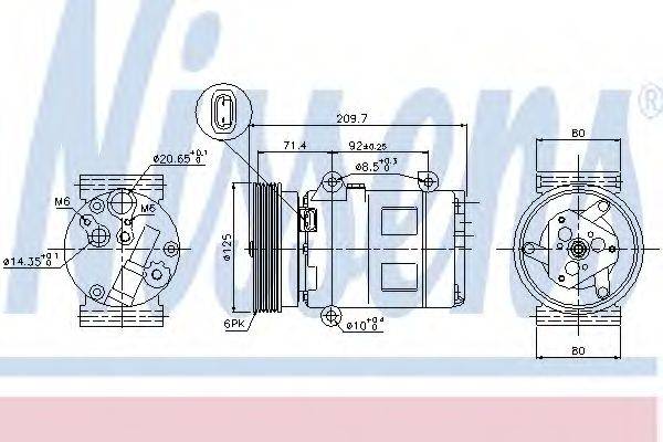 DELPHI 100354 Компресор, кондиціонер