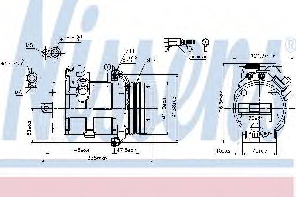 DELPHI 100634 Компресор, кондиціонер
