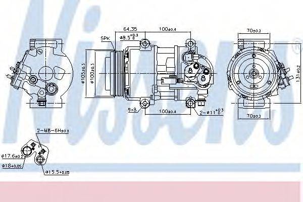 DELPHI 100671 Компресор, кондиціонер