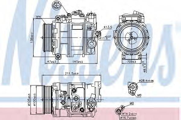 DELPHI 100885 Компресор, кондиціонер