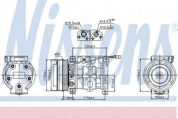 DELPHI 100669 Компресор, кондиціонер