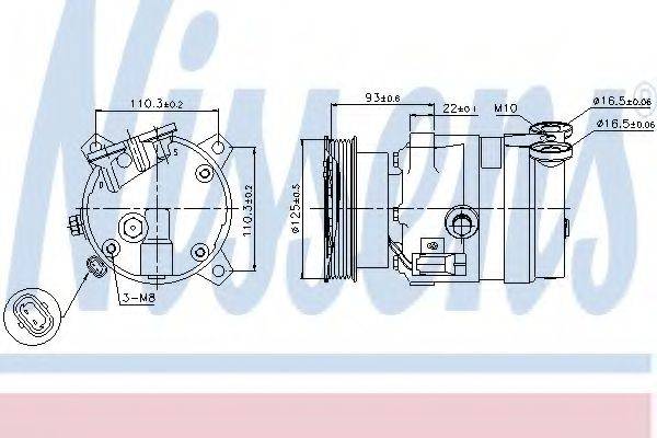 DELPHI 100064 Компресор, кондиціонер