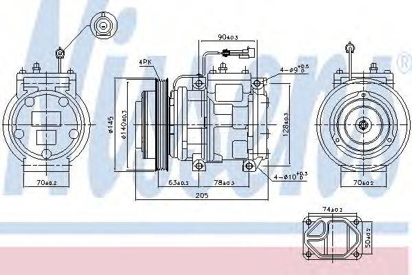 DELPHI 100043 Компресор, кондиціонер