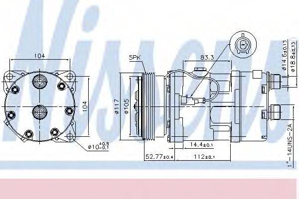 DELPHI 100283 Компресор, кондиціонер