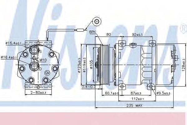 VAUXHALL 7700108413 Компресор, кондиціонер