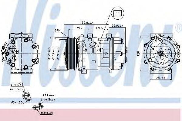 FIAT 6453.TC Компресор, кондиціонер