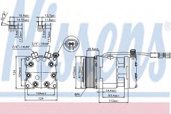 DELPHI 100196 Компресор, кондиціонер