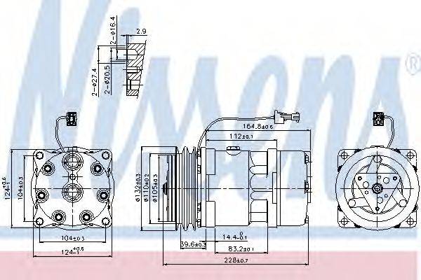 DELPHI 100335 Компресор, кондиціонер
