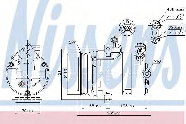 DELPHI 100071 Компресор, кондиціонер