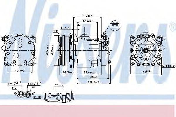DELPHI 100775 Компресор, кондиціонер