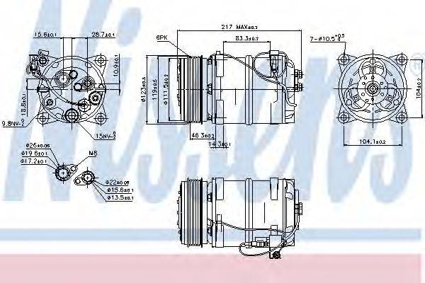 DELPHI 100097 Компресор, кондиціонер