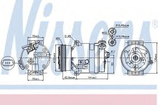 DELPHI 100260 Компресор, кондиціонер