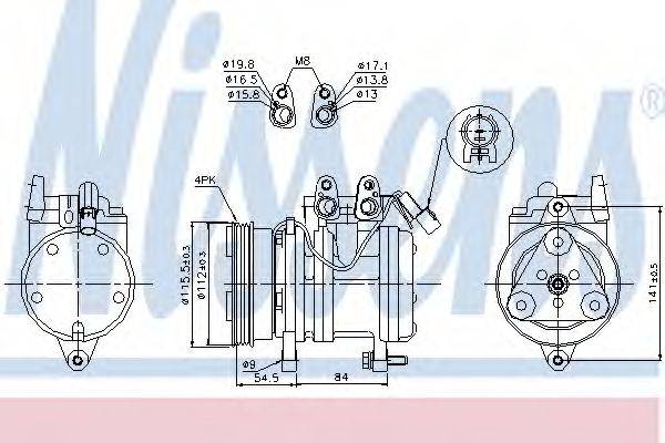 DELPHI 100477 Компресор, кондиціонер