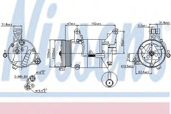 OMC 100268 Гальмівний барабан