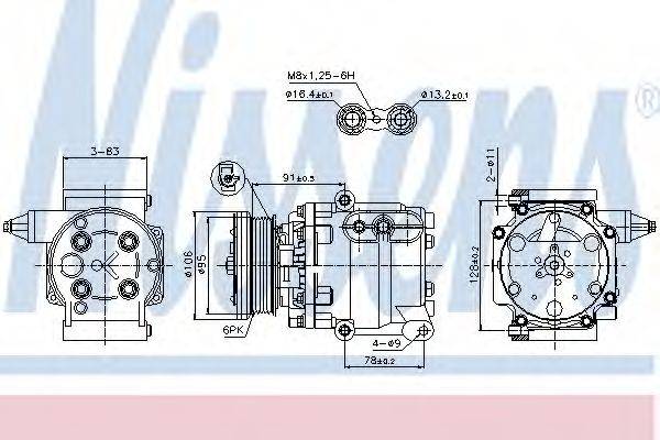 DELPHI 101012 Компресор, кондиціонер