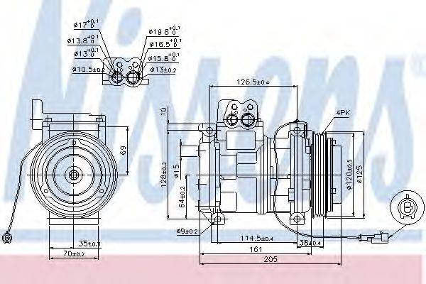 DELPHI 100509 Компресор, кондиціонер
