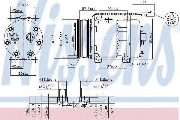 DELPHI 100197 Компресор, кондиціонер