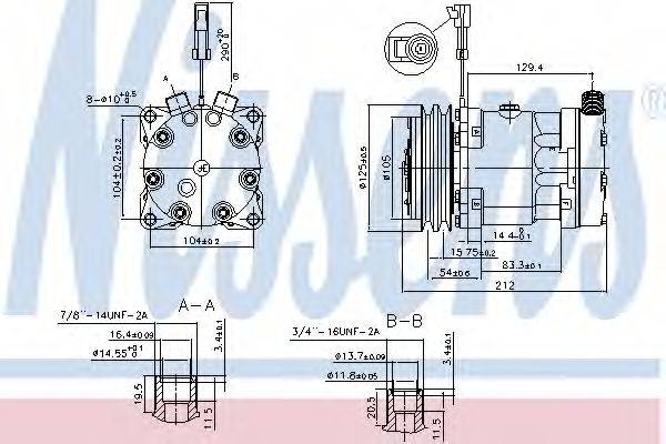 NISSENS 89518 Компресор, кондиціонер