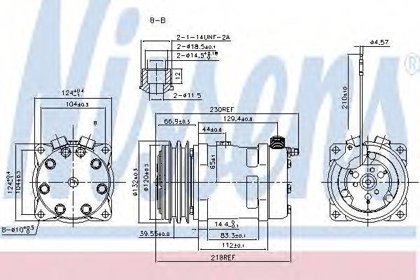 NISSENS 89616 Компресор, кондиціонер