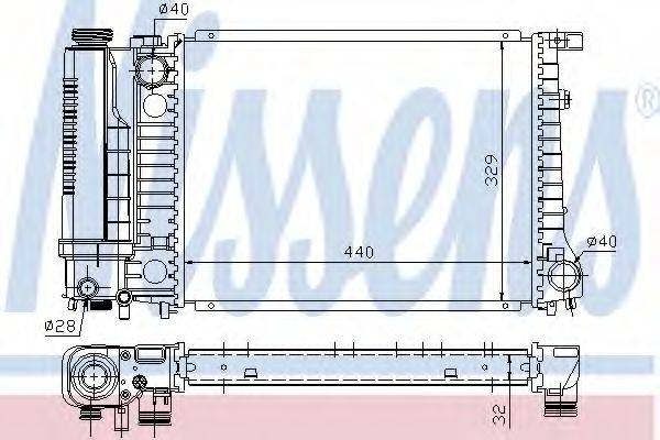ARD 310109 Радіатор, охолодження двигуна