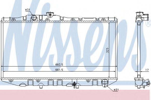 ARD 311077 Радіатор, охолодження двигуна