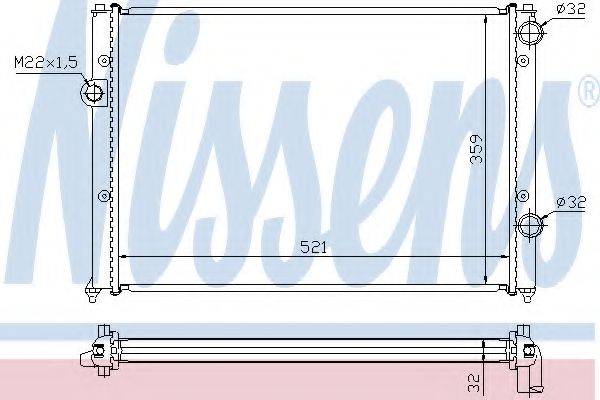 ARD 311202 Радіатор, охолодження двигуна