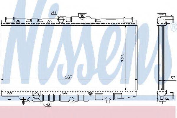 ARD 311097 Радіатор, охолодження двигуна