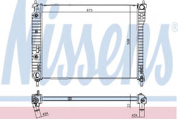 VAUXHALL 4803 042 Радіатор, охолодження двигуна