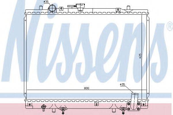 AKS DASIS 500711 Радіатор, охолодження двигуна