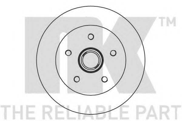 EURODEAL AUTOPARTS 552 гальмівний диск