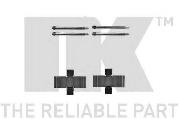 LUCAS ELECTRICAL PFK197 Комплектуючі, колодки дискового гальма