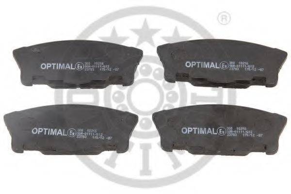 OPTIMAL 23783 Комплект гальмівних колодок, дискове гальмо