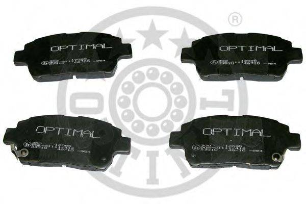 OPTIMAL 23510 Комплект гальмівних колодок, дискове гальмо