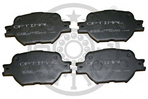 OPTIMAL 23526 Комплект гальмівних колодок, дискове гальмо