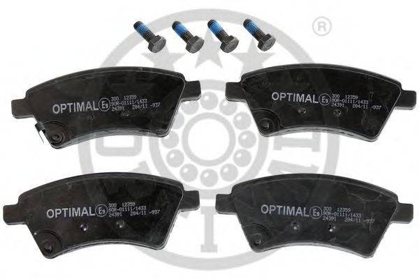 OPTIMAL 24391 Комплект гальмівних колодок, дискове гальмо