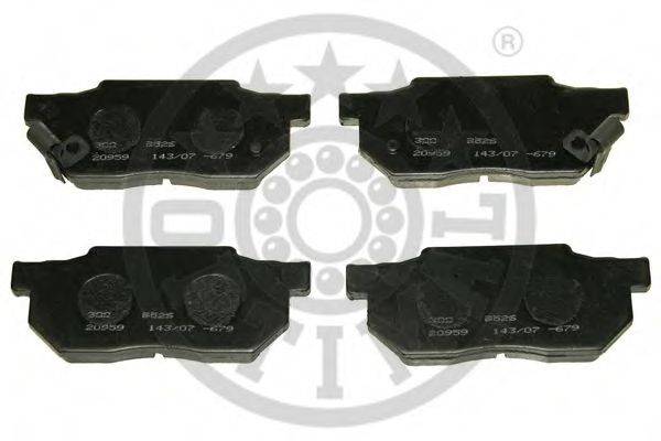 OPTIMAL 9526 Комплект гальмівних колодок, дискове гальмо