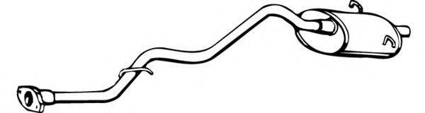 TESH 260123 Глушник вихлопних газів кінцевий