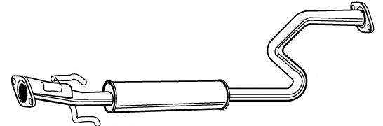 ROSI 05941 Середній глушник вихлопних газів
