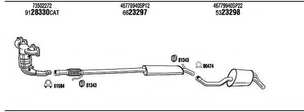 WALKER LNK05397B Система випуску ОГ