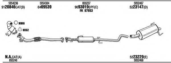 WALKER OPH18300BA Система випуску ОГ