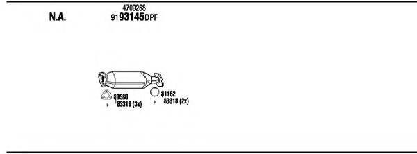 WALKER OPK23427A Система випуску ОГ