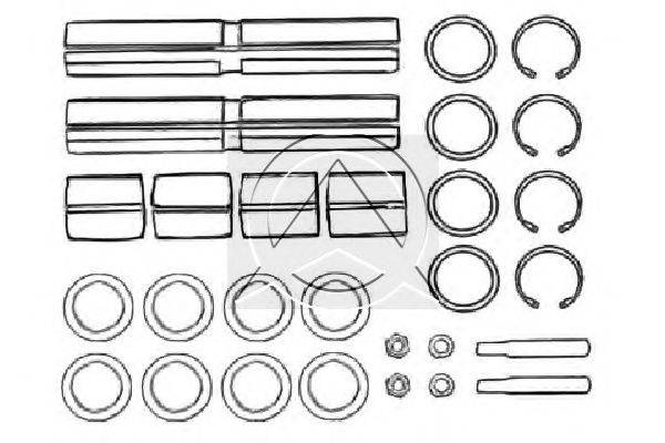 MERCEDES-BENZ 327 330 00 19 Ремкомплект, шворень поворотного кулака