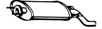 FONOS 70728 Глушник вихлопних газів кінцевий