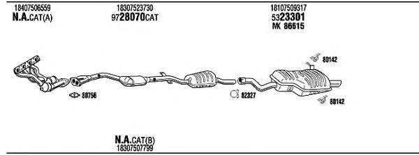 FONOS BWH16327 Система випуску ОГ