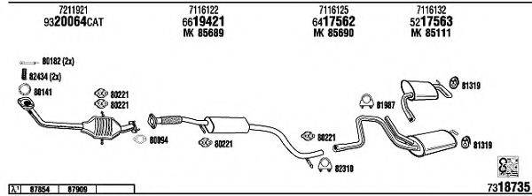 FONOS FO60120A Система випуску ОГ