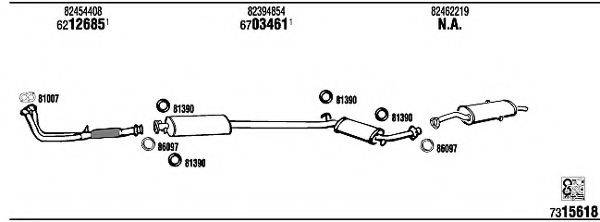 FONOS LN70001 Система випуску ОГ
