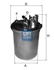 CROSLAND FILTERS 5216 Паливний фільтр