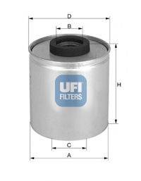 CROSLAND FILTERS 5045 Паливний фільтр